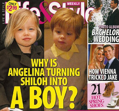 Shiloh Jolie-Pitt si veste come un bambino. I genitori approvano Gossip Gay 