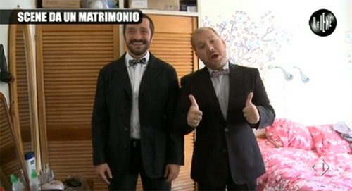 Verissimo: matrimonio gay tra Eduardo e Alessandro raccontato da Silvia Toffanin Televisione Gay 