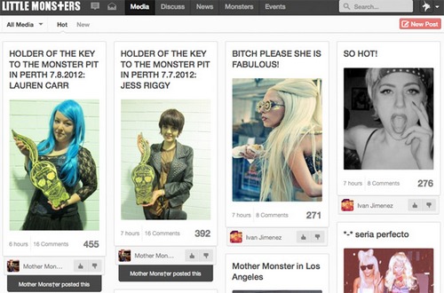 Little Monsters: il social network di Lady Gaga Cultura Gay 