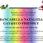 Bergamo: bancarella gay friendly contro l'omofobia Lifestyle Gay Manifestazioni Gay 