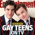 Glee, Chris Colfer e Darren Criss sulla copertina di Entertainment Weekly Cultura Gay Televisione Gay 