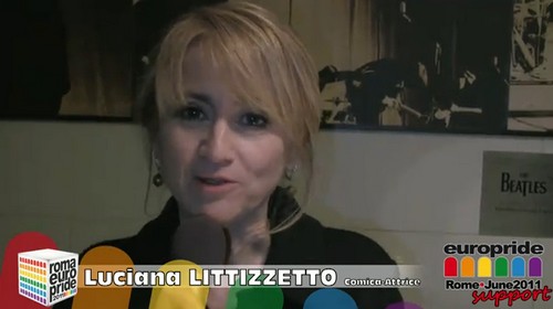 Roma Europride 2011: Luciana Littizzetto testimonial Cultura Gay Manifestazioni Gay Video 