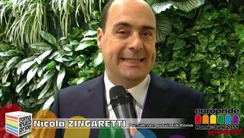 Roma Europride 2011, Nicola Zingaretti: "Vi aspettiamo tutti a giugno" Cultura Gay Video 