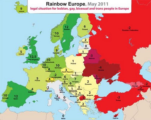 L'Italia dodicesima tra i Paesi gay-friendly in Europa Cultura Gay 
