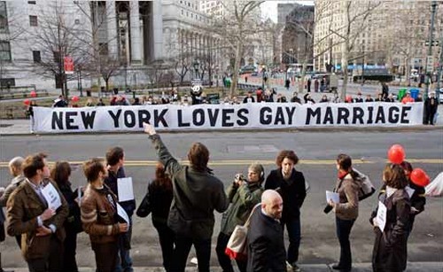 New York: il 54% della popolazione favorevole alla legge sui matrimoni gay Cultura Gay 