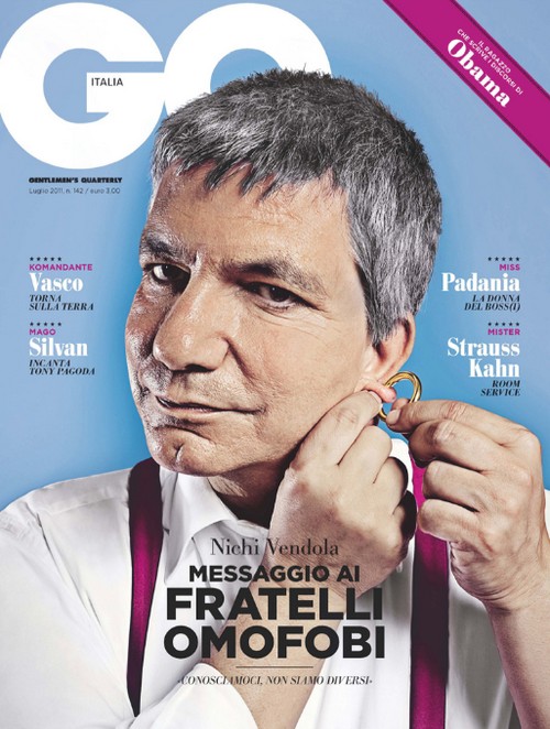 Nichi Vendola su GQ: "E' ingiustificato l'atteggiamento di chi nasconde la propria verità" Cultura Gay Video 