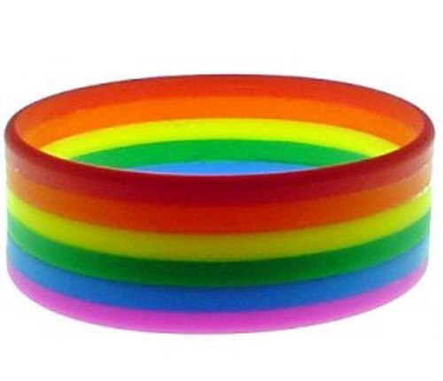 Braccialetto Rainbow al silicone, un nuovo must per Natale Lifestyle Gay 