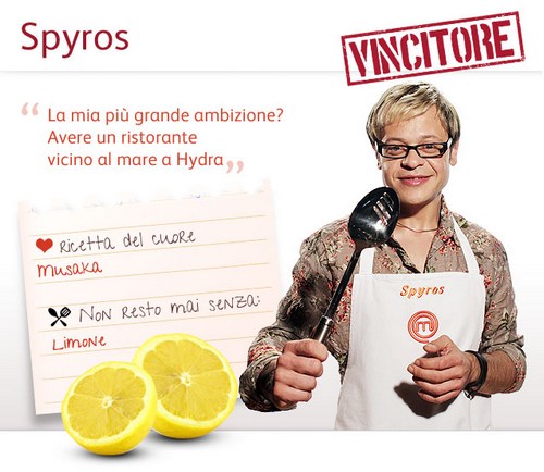 Spyros Theodoridis, gay dichiarato, vince Master Chef Italia Televisione Gay 