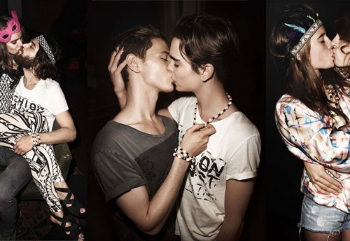 H&M: baci gay nella collezione moda contro l'Aids GLBT News 