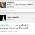 Mauro Zarate, insulto omofobo su Twitter del giocatore della Lazio Omofobia Primo Piano 