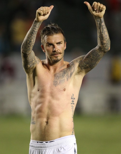 David Beckham hot in campo (foto) Gallery Icone Gay 