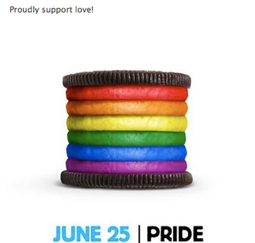 Oreo a favore dei diritti gay Cultura Gay 