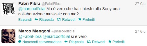 Marco Mengoni vuole duettare con Fabri Fibra (che gli aveva dato del gay) Gossip Gay 