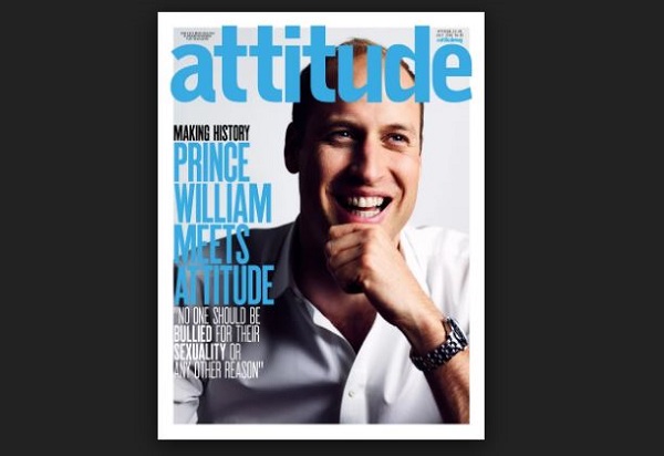 Il principe William su Attitude: ecco come cambia la storia GLBT News Primo Piano 
