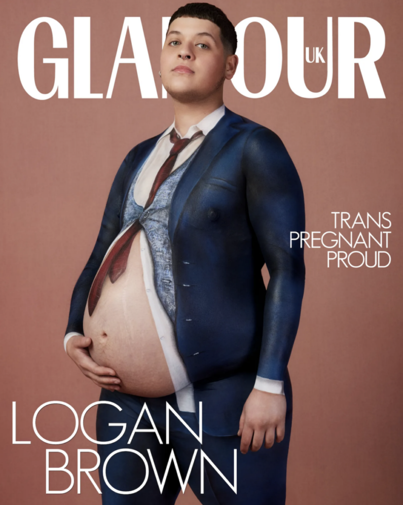 Uomo trans copertina Glamour del mese pride Icone Gay 